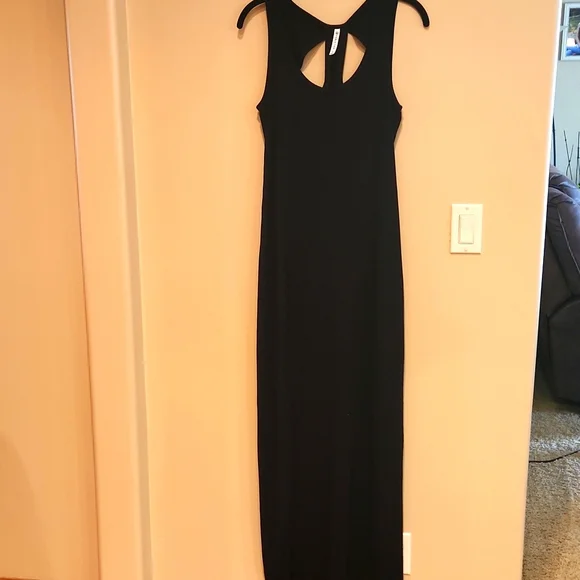 Fabletics Long Black Tank Top Style Dress Size Small - Picture 2 of 9